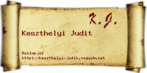 Keszthelyi Judit névjegykártya